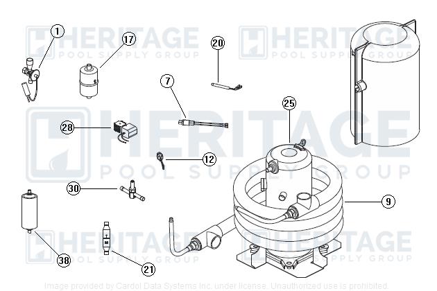 Raypak H000079 Control High Pressure Switch