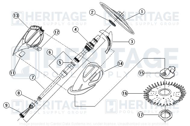 Baracuda W70327 Zodiac Foot Pad