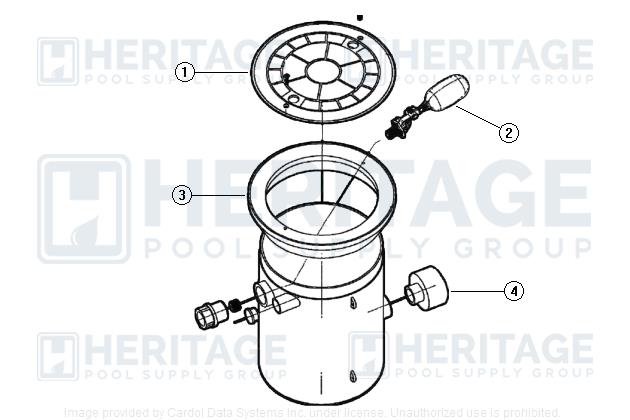 CMP 25504-000-100 Water Leveler Float Valve 3/8in