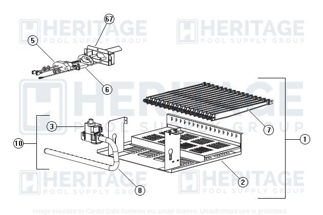 Jandy R0449000 PlusHP Pump Tail Piece Kit