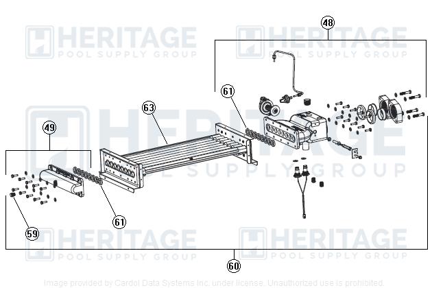Jandy R0449000 PlusHP Pump Tail Piece Kit
