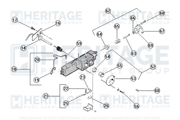 Jandy R0367100 Lite2 Pool Heater Igniter Replacement Kit