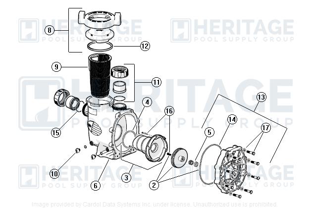 Jandy R0807200 Pro Series Impeller Replacement