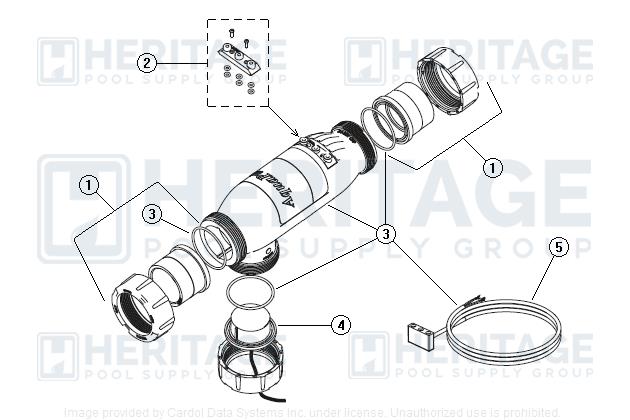 Jandy R0476400 Pro Series Sensor, 3-Port