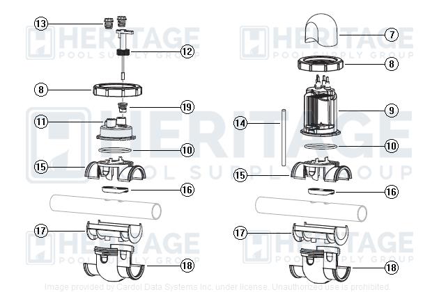 Jandy R0511400 AquaPure Ei 35 Electrode Replacement