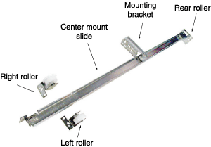 KV 1175 Undermount Drawer Slide packaged