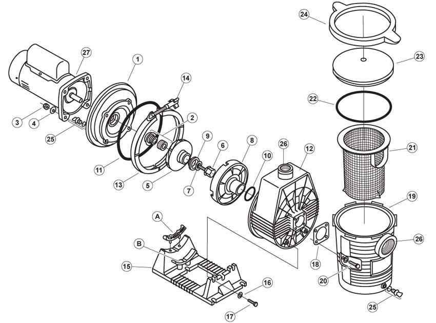 Val-Pak 39005500 Diffuser, Pent Am Prod UltraFlow, 0.5-1.5hp, Generic