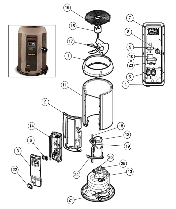 Hayward HeatPro HP20654T - HP21104TC