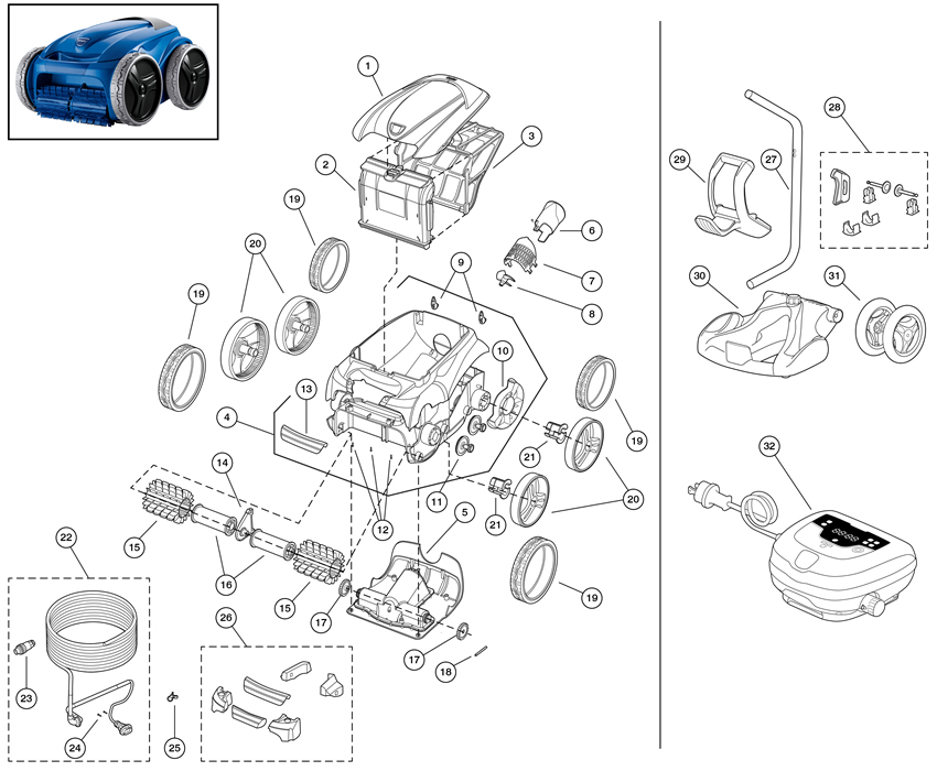 Zodiac Polaris 9450 Sport Robotic Cleaner