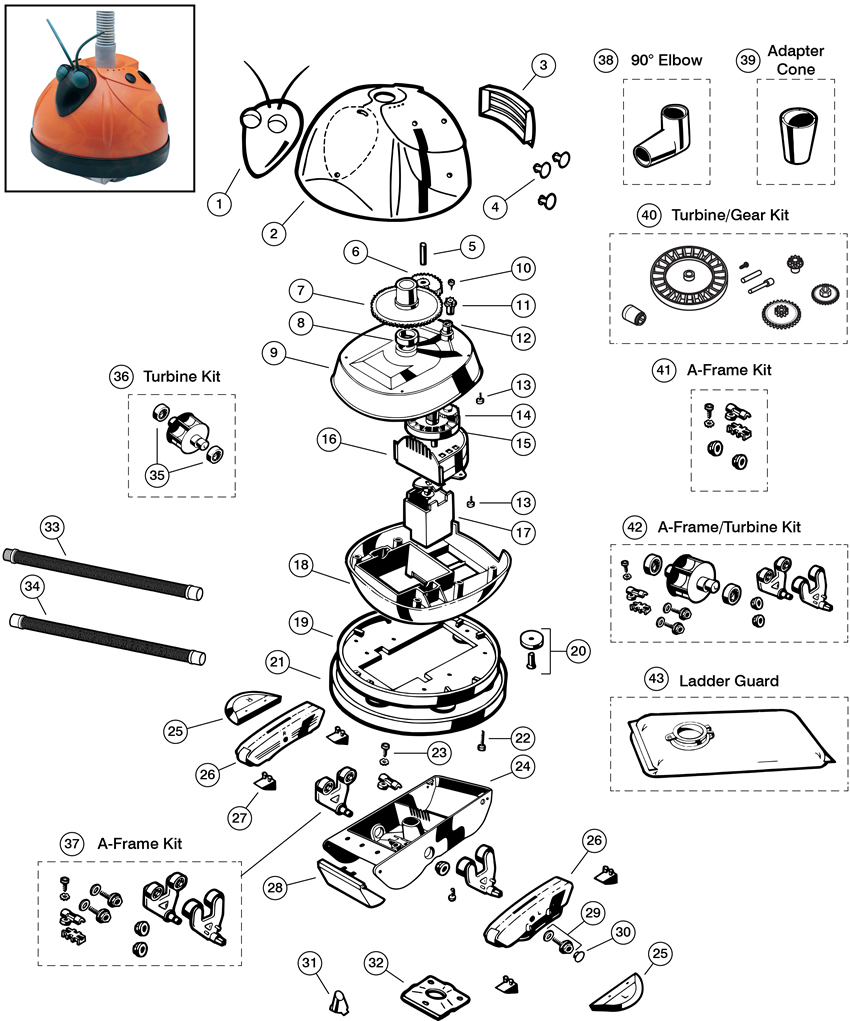 Hayward AquaBug Above Ground Cleaner