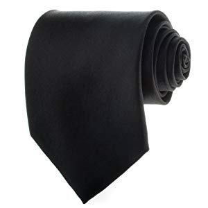 TopTie Unisex Necktie Solid Color Regular Tie Printed Plaid Stripe Skinny Tie