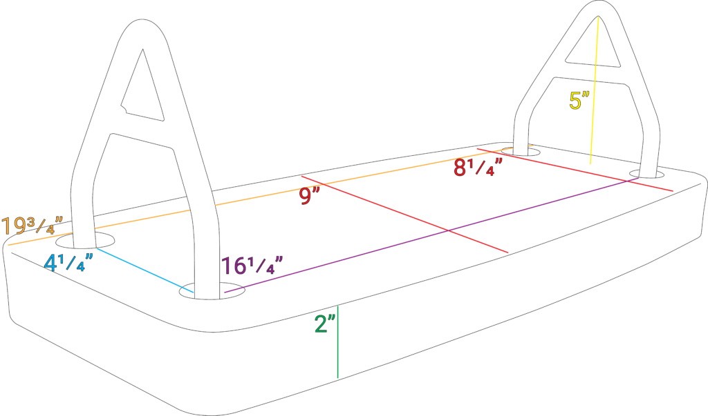 Jensen Swing S127 - Rotational Molded Flat Swing Seat - USA