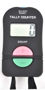 GOGO 8 Pcs Assorted Colors Tally Counters Plastic Counter Clicker Mechanical Palm Click Counter