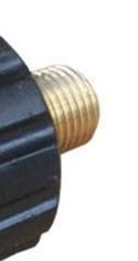 PressurePro D10030 M22 Twist to 3/8in Male NPT Brass