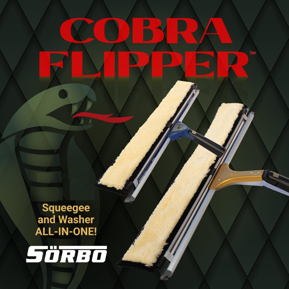 Sorbo 3895 Cobra Flipper Pad with Rod and Clips 24in Sorbo