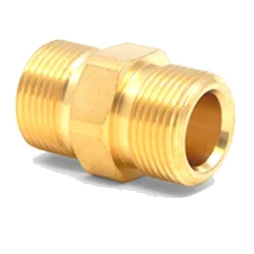 PressurePro D10040 M22 14MM Male Plug to 14MM Male Plug Brass