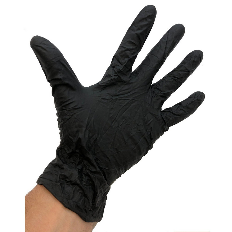 J.Racenstein Gloves Nitrile 50pair 100ct Medium Blue