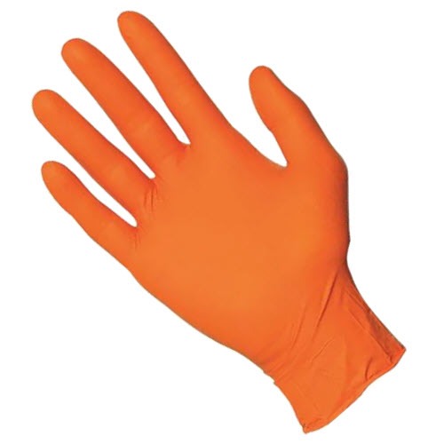 Pro tools Gloves Nitrile 50pair 100ct XL Orange