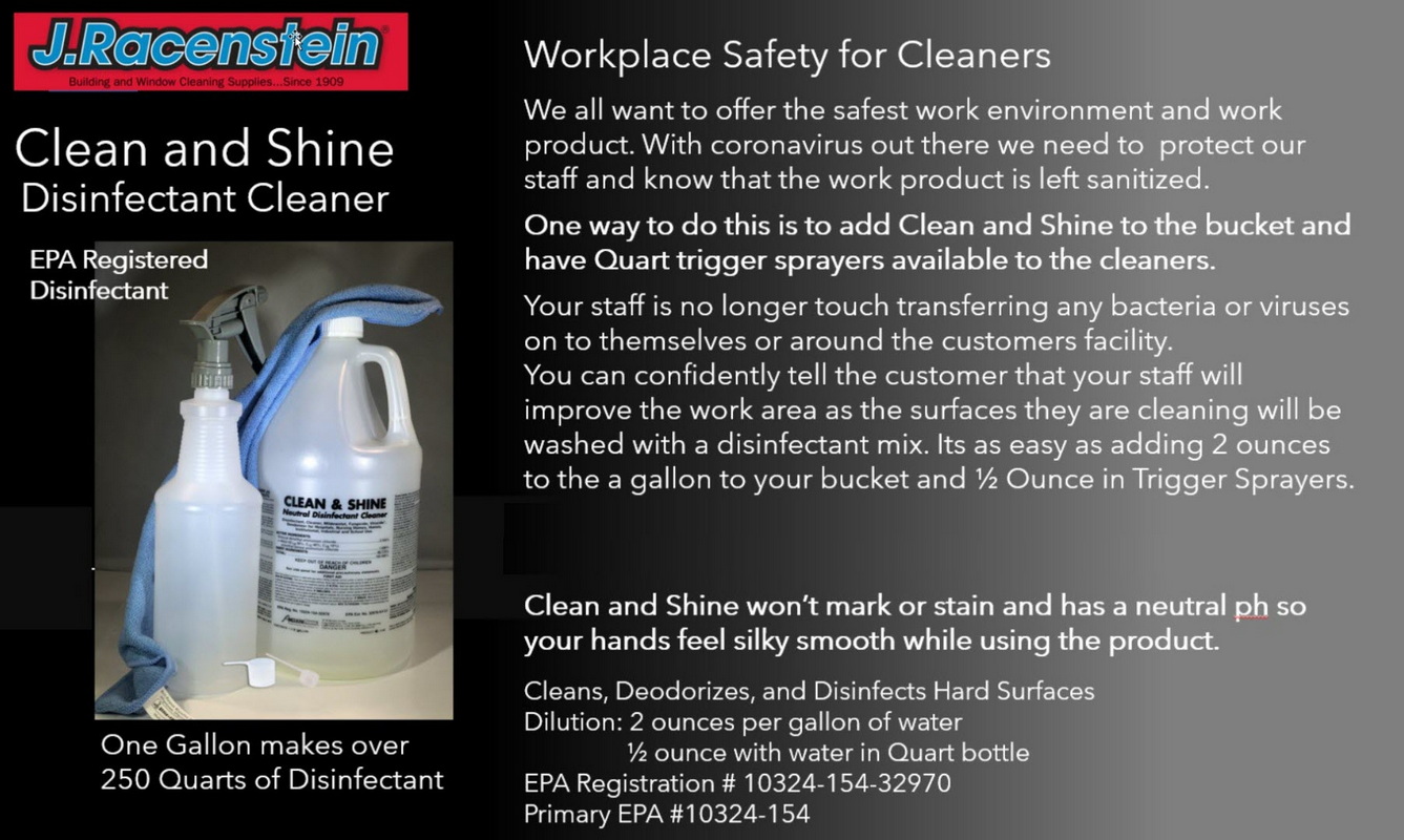 Pro tools 5190 Clean & Shine Disinfectant Gallon - Makes 64 Gallons