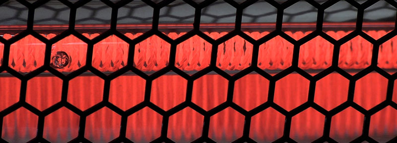 King Electric RK1215-RMT-PLG-BLK Electric Indoor/Outdoor Infrared Radiant Heater w/ 15A Plug & Remote, 24", 1500W / 120V