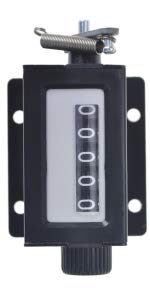 GOGO 5 Digit Manual Tally Counter, Resettable Mechanical Pulling Stroke Counter for Instrument Machine