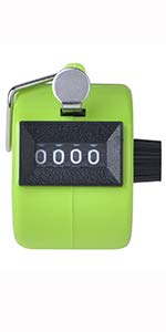 GOGO Plastic Tally Counter Digital ABS Handheld Digit Number Lap Counter Manual Mechanical Clicker with Finger Ring