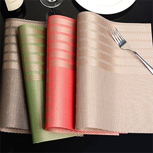 Aspire 4PCS Washable Table Mats, Kitchen or Party Favor, Best Gift Ideas