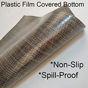 Aspire 4PCS Non-Slip PVC Place Mats, Non-Spill Heat Resistant Tablemat with Plastic Cover