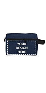 Muka Custom Toiletry Bag, Personalized Dopp Kit, Custom Cosmetic Bag