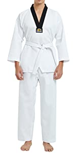 TOPTIE Karate TaeKwonDo Belt, Martial Arts Double Wrap Solid Rank Belt