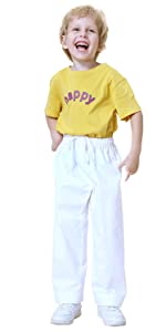 TOPTIE Adult Kids Karate Pants Martial Arts Pants Student Karate Gi Pants