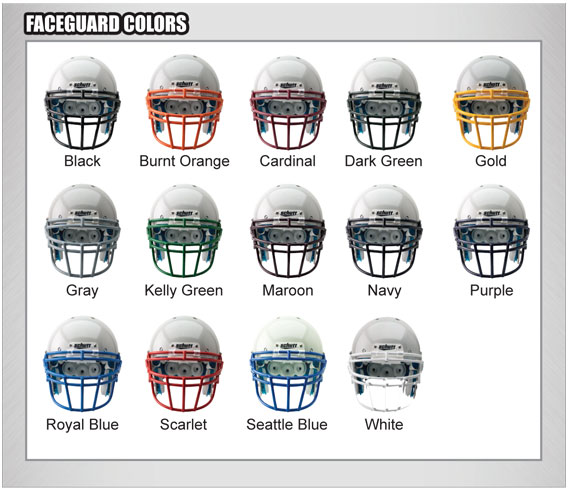 Schutt Youth Football Helmet Faceguard Colors