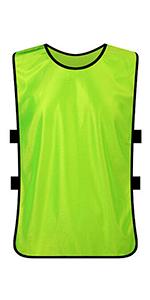 Soccer Pinnies Scrimmage Training Vests for Adult & Youth Sports Accessories Jerseys (12 Pack)