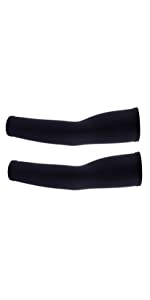 TOPTIE 1 Pair Arm Sleeves UV Protection Compression Sleeves for Men Women 