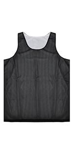 TopTie Nylon Mesh Scrimmage Team Training Vests, Event Vest for Basketball, Soccer Bibs for Adult Young