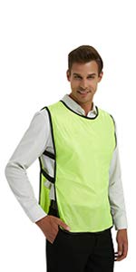 TopTie Pinnies Scrimmage Vests (12-Pack) - Perfect as Basketball Jersey, Football Jersey