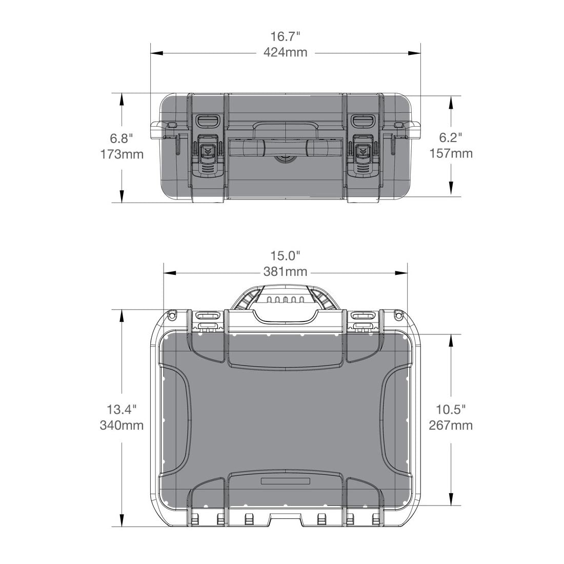 NANUK 920 Waterproof Hard Case with Custom Foam Insert for Sony A7R Size Camera