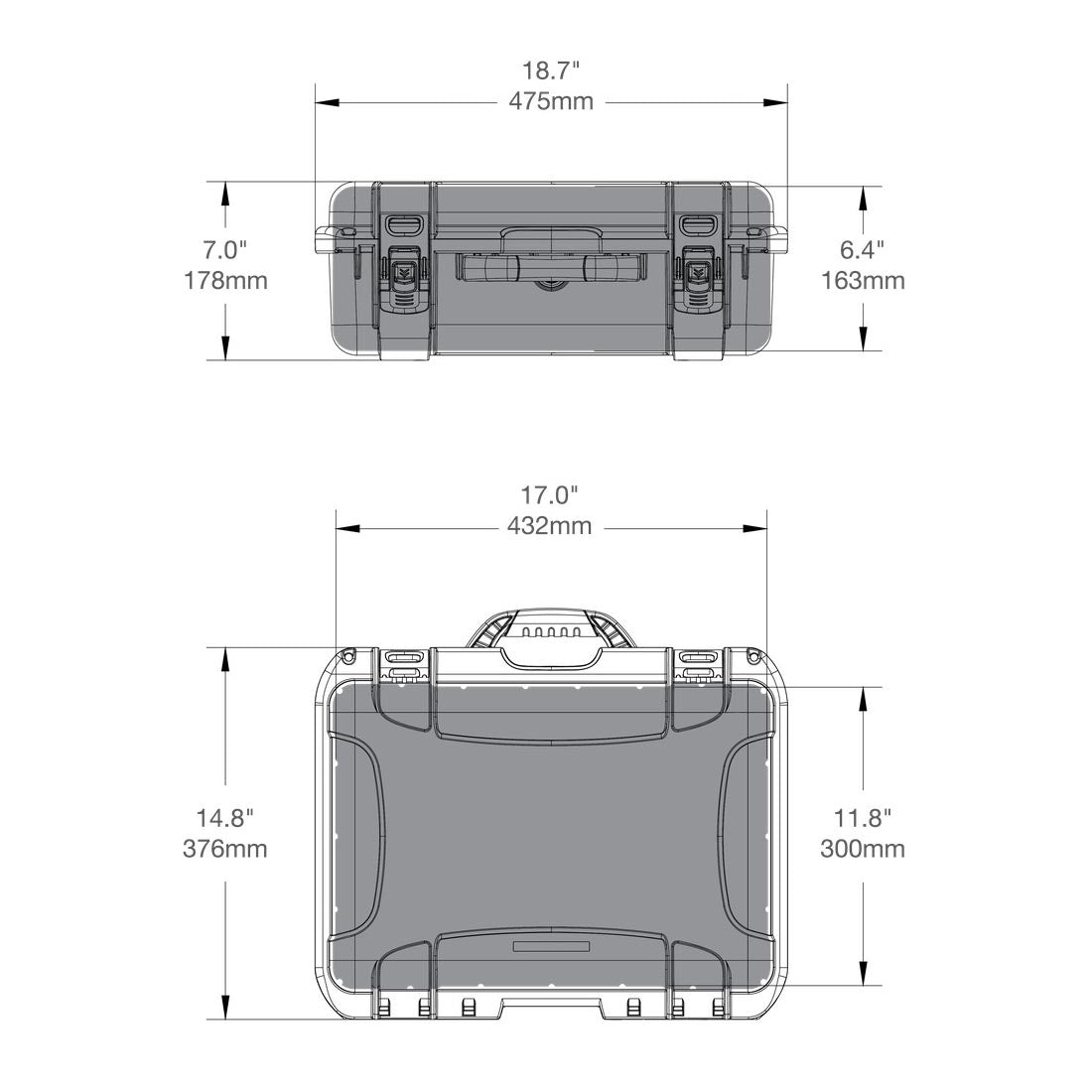NANUK 925 Waterproof Hard Case with Foam Insert for DJI Mavic 3 Fly More / Cine Premium Combo