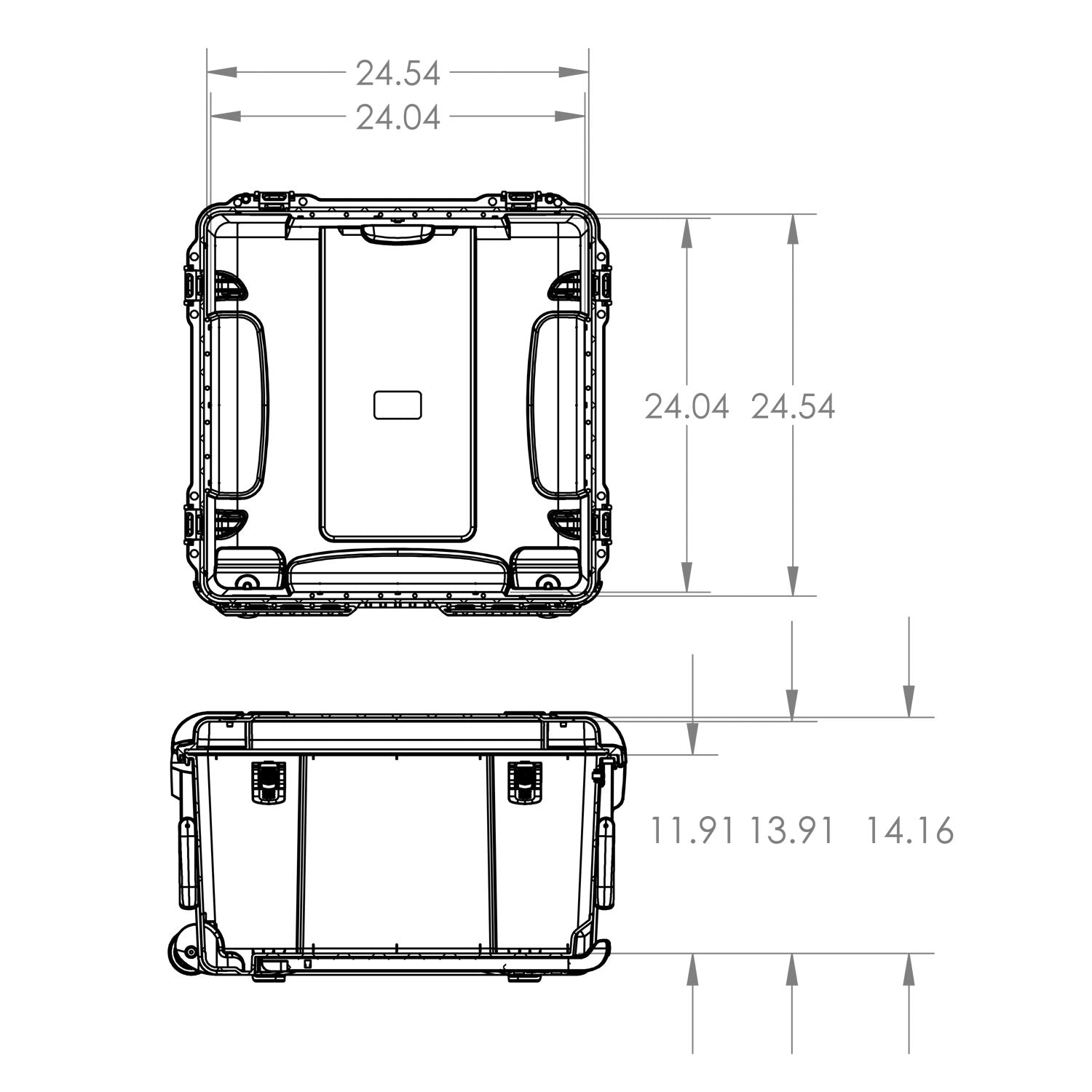 NANUK 970 Waterproof Hard Case with Custom Foam Insert for DJI Matrice M200 Series - Black