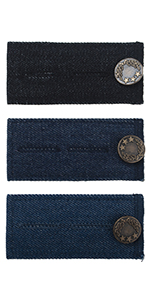 Aspire Elastic Pants Waist Extender, Comfort Button Extender for Jeans Stretch