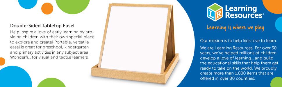 Learning Resources LER7286 Double-Sided Tabletop Easel Sale, Reviews. -  Opentip