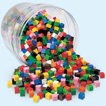 Learning Resources LER2089 Centimeter Cubes, Set Of 1000
