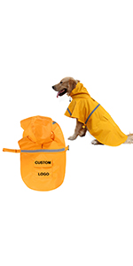 Muka Custom Embroidered Dog Baseball Cap, Breathable Pet Hat with Ear Holes & Adjustable Drawstring