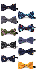 GOGO Christmas Festival Pet Puppy Bow Tie Neckties for Cats & Small Dogs, Assorted Cute Style, Grooming Accessories