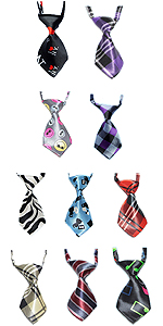 GOGO Christmas Festival Dog Neckties Collection, Dog Grooming Accessories, 10 Pcs Assorted