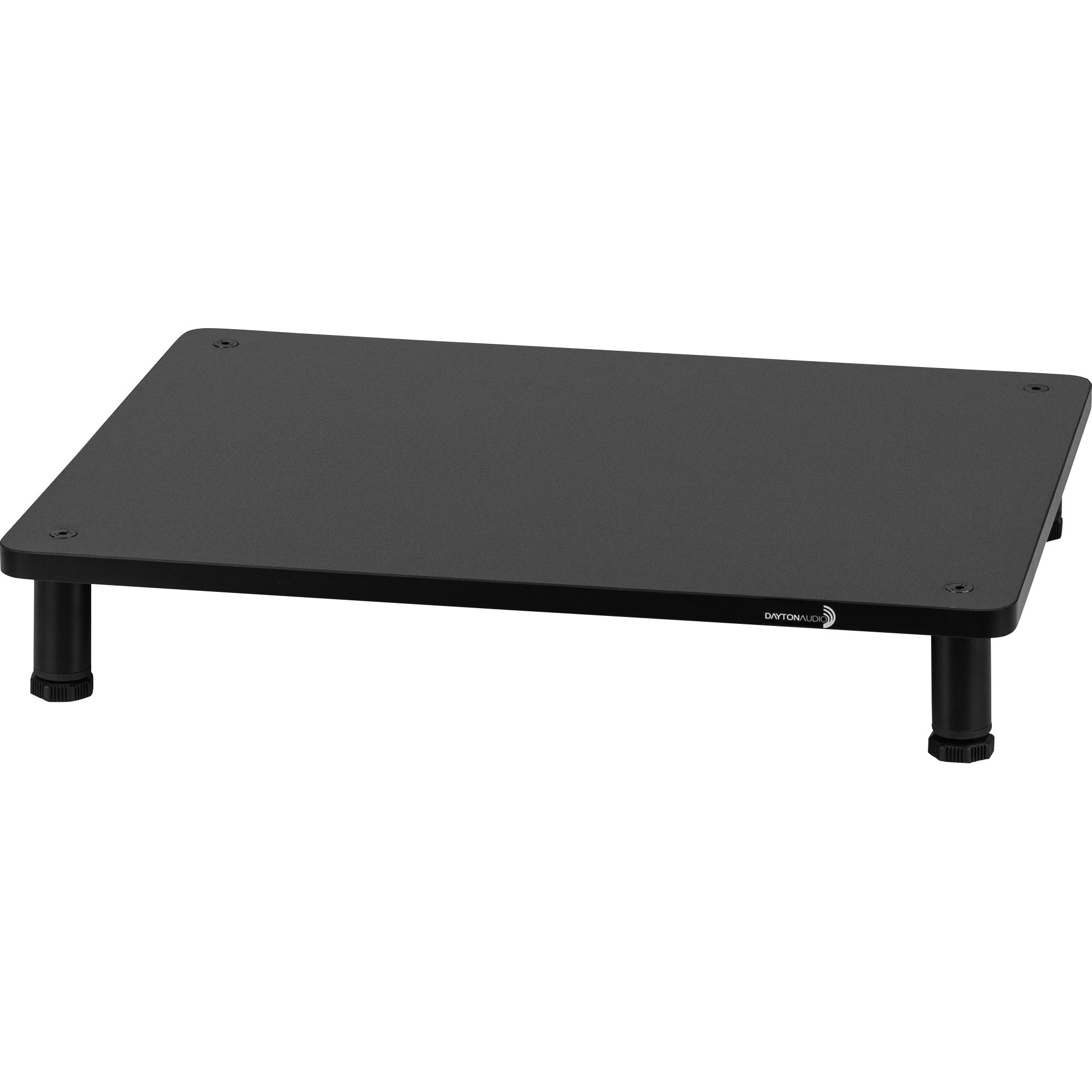 Dayton Audio 4 Tier Modular Stand Audio Component A/V Equipment Rack, Black