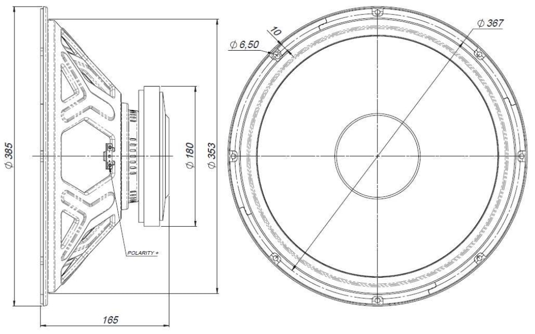 Beyma 15CMV2 15" Subwoofer 8 Ohm