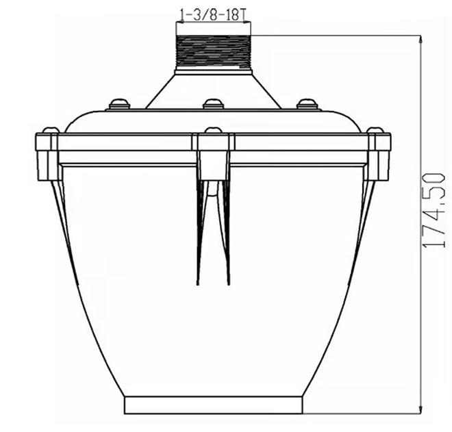 Dayton Audio D1075T 75W PA Speaker Horn Driver with 70V Transformer