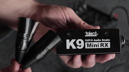Talent K9-Mini RX Cat5 XLR Audio/AES Extender