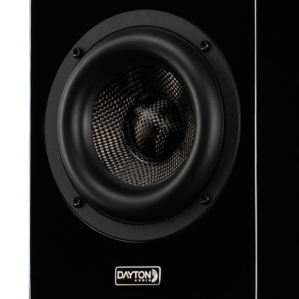 Dayton Audio OPAL1 Bookshelf Speaker Pair Gloss Black